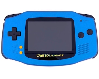 Blue Game Boy Advance | Backlit Screen | IPS | GBA | Chargeable USBC | Audio Amp