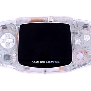 Clear Game Boy Advance | Backlit Screen | IPS | GBA | Chargeable USBC | Audio Amp
