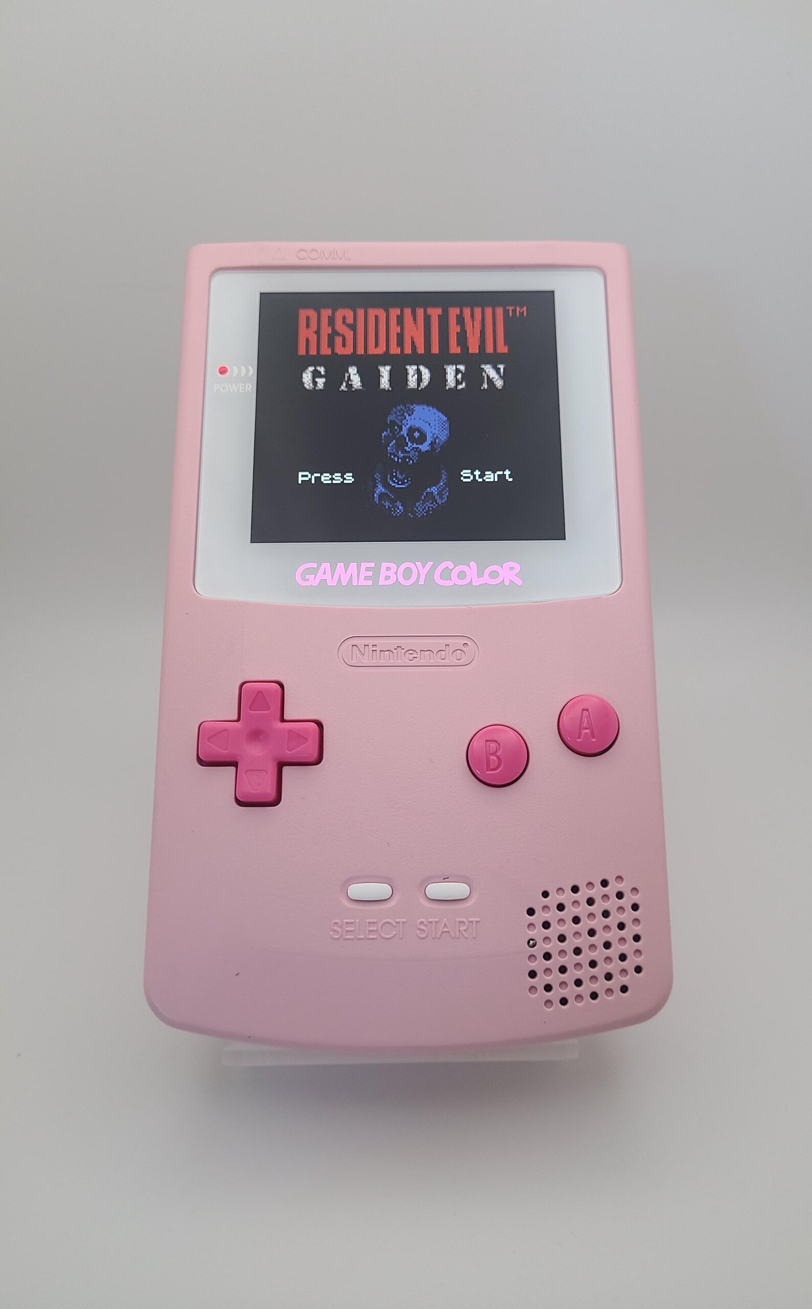 Pink and White Game Boy Color Backlit Screen IPS GBC Etsy