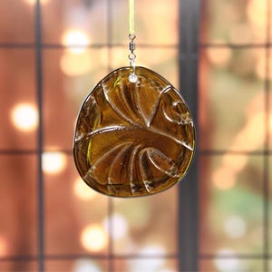 Swirl Suncatcher from an Upcycled Bottle