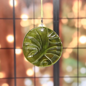 Swirl Suncatcher from an Upcycled Bottle