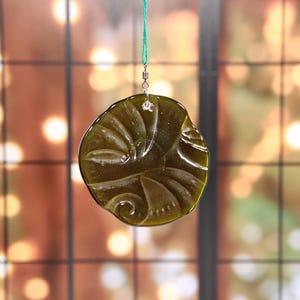 Swirl Suncatcher from an Upcycled Bottle