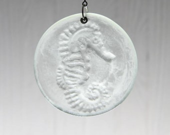 Seahorse Recycled Bottle Bottom Suncatcher
