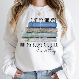 DIGITAL FILE | Instant Download | PNG | My Books Are Still Dirty | Smut | Romance | Books | Reader | Watercolor | Printable Design | dtf