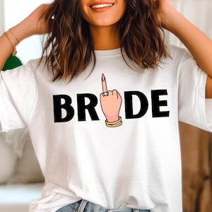DIGITALE DATEI | Sofortdownload | PNG | Braut Verlobte | Ring Finger Humor | Kundenspezifisches Design für Dtf Sublimationsdruck | Verlobungsring