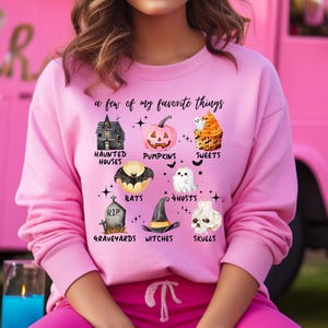 DIGITAL FILE | Instant Download | PNG | Halloween | A Few of My Favorite Things | Spooky | October | Watercolor | Printable Design for Shirt