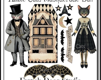 Masquerade Ball at the Abbie Cat's Digital Images Click on "Learn more about this item" for a full description.