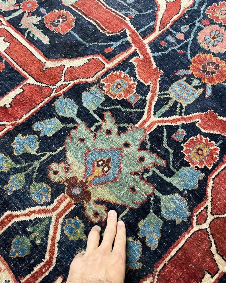 Reserved 19th Century Palatial Palace Size Antique Rug Complex