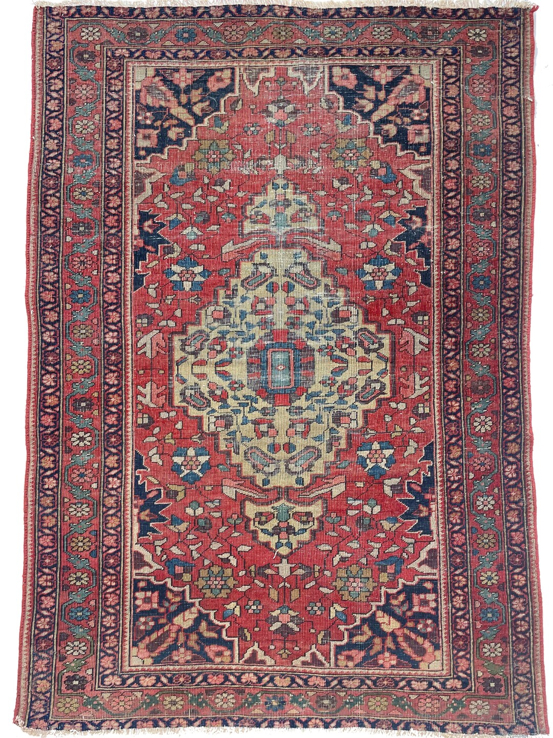 EXTREMELY Fine Sophisticated Antique Medallion Rug Old World BEAUTY 3.5 ...