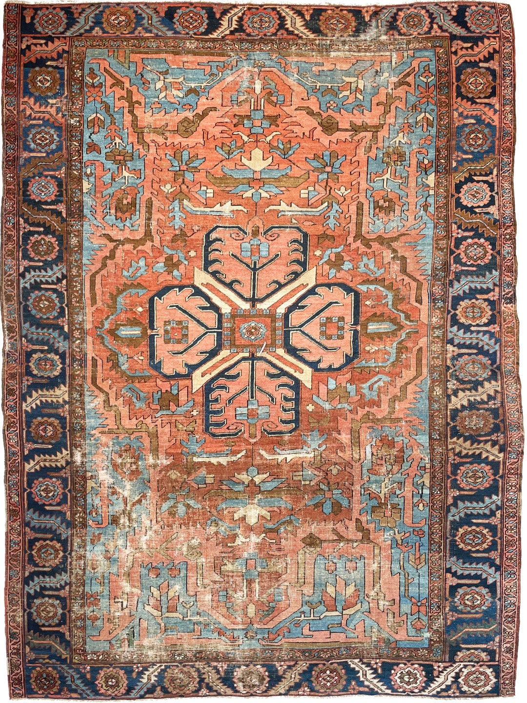 DRAMATIC & UNIQUE Antique Rug Gorgeous Unique Geometric Dream ...