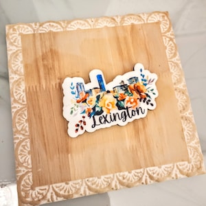Lexington Kentucky Style Magnets, Kentucky Derby, Run for the Roses, Lexington Skyline, Main Street Lexington Kentucky, Kentucky Art, Magnet