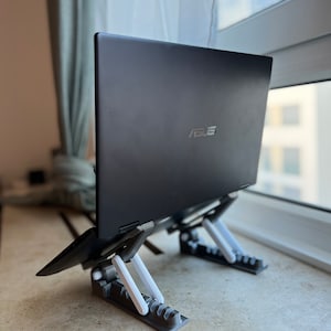 Laptop Stand - 3D Printed, Adjustable, Portable 11” - 17” (inches)