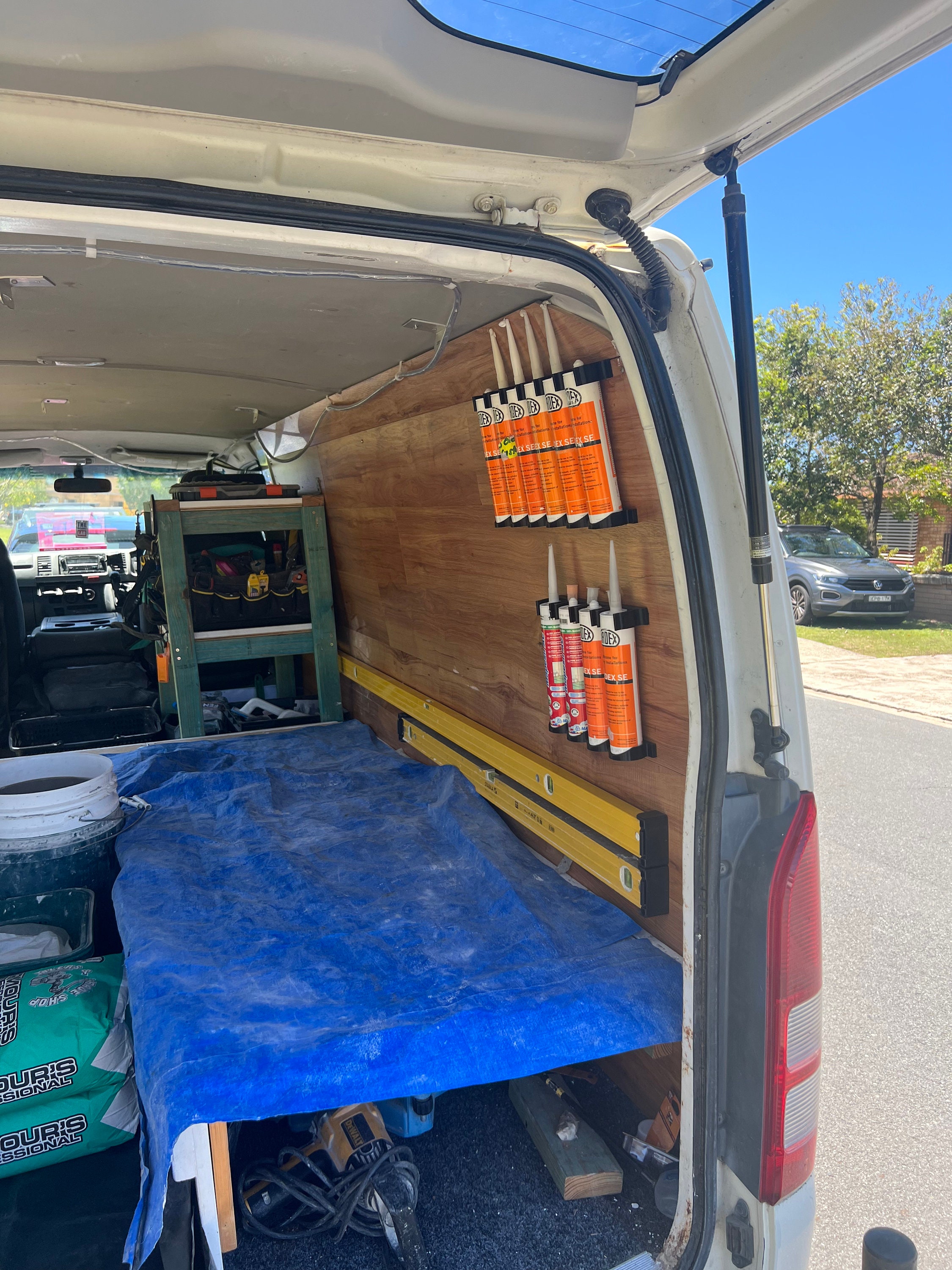 Caulk/silicone Tube and Gun Holders 3D Printed Handy Wallmounted