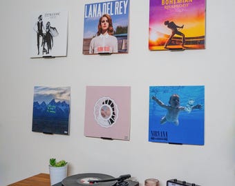 Slim Vinyl Record Holder Wall Mount