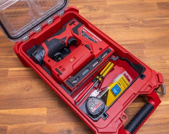 Milwaukee M12-nietmachine insteekverpakking: 3D-geprinte opbergdoos