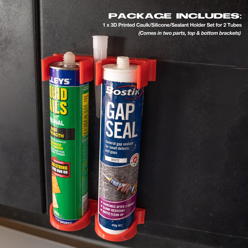 Caulk/silicone Tube and Gun Holders 3D Printed Handy Etsy UK