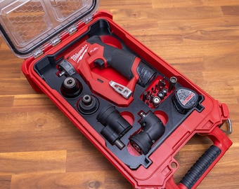 Milwaukee M12-set voor boorinzetstukken: 3D-geprinte opbergdoos