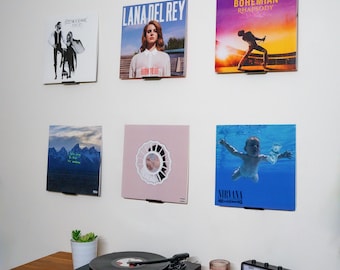 Slim Vinyl Record Holder Wall Mount