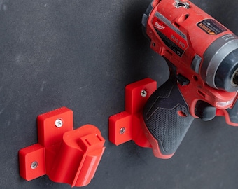 Soporte de pared para herramienta Milwaukee M12: soporte impreso en 3D
