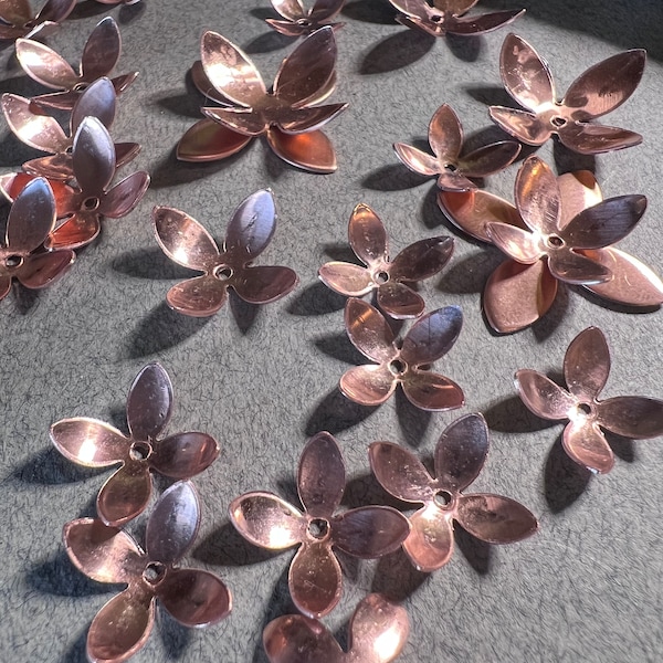 Copper Flowers Etsy