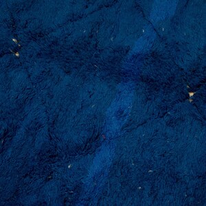 Large Blue Moroccan Rug | Handwoven Wool Beni Ourain Rug image 5