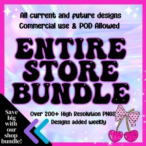 a flyer for a store with a pink background