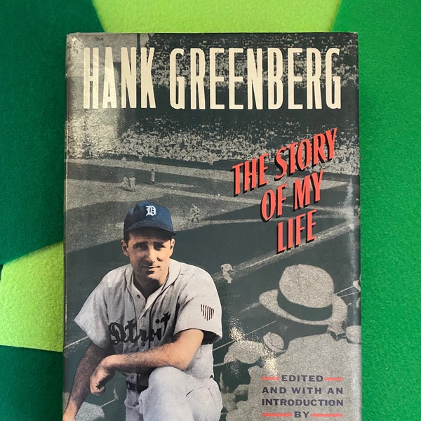 Hank Greenberg The Story of My Life Ira Berkow, ed. | Sports Biography of Hank Greenberg | Collectible Baseball History Biography Book