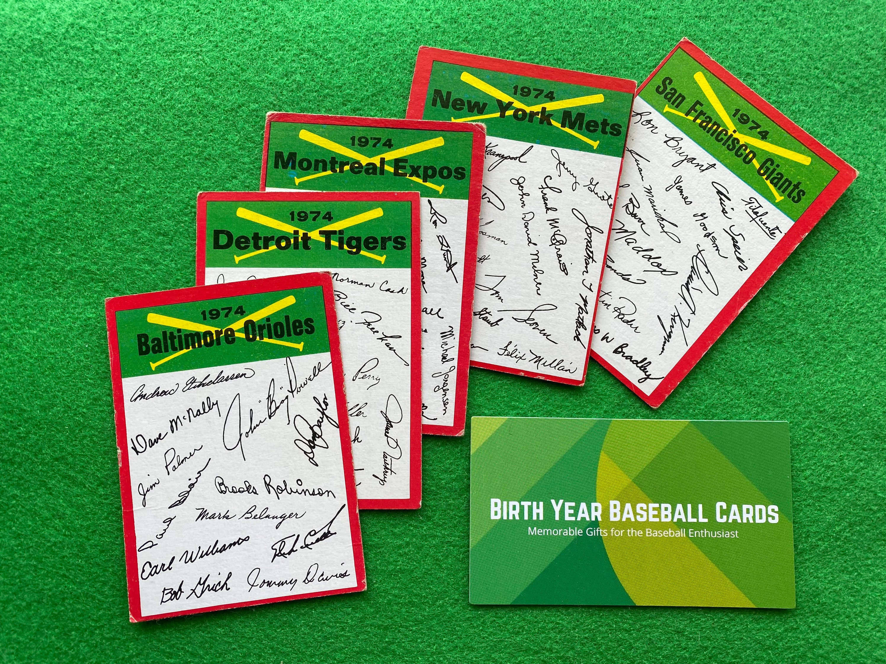 Baseball Checklist - Etsy