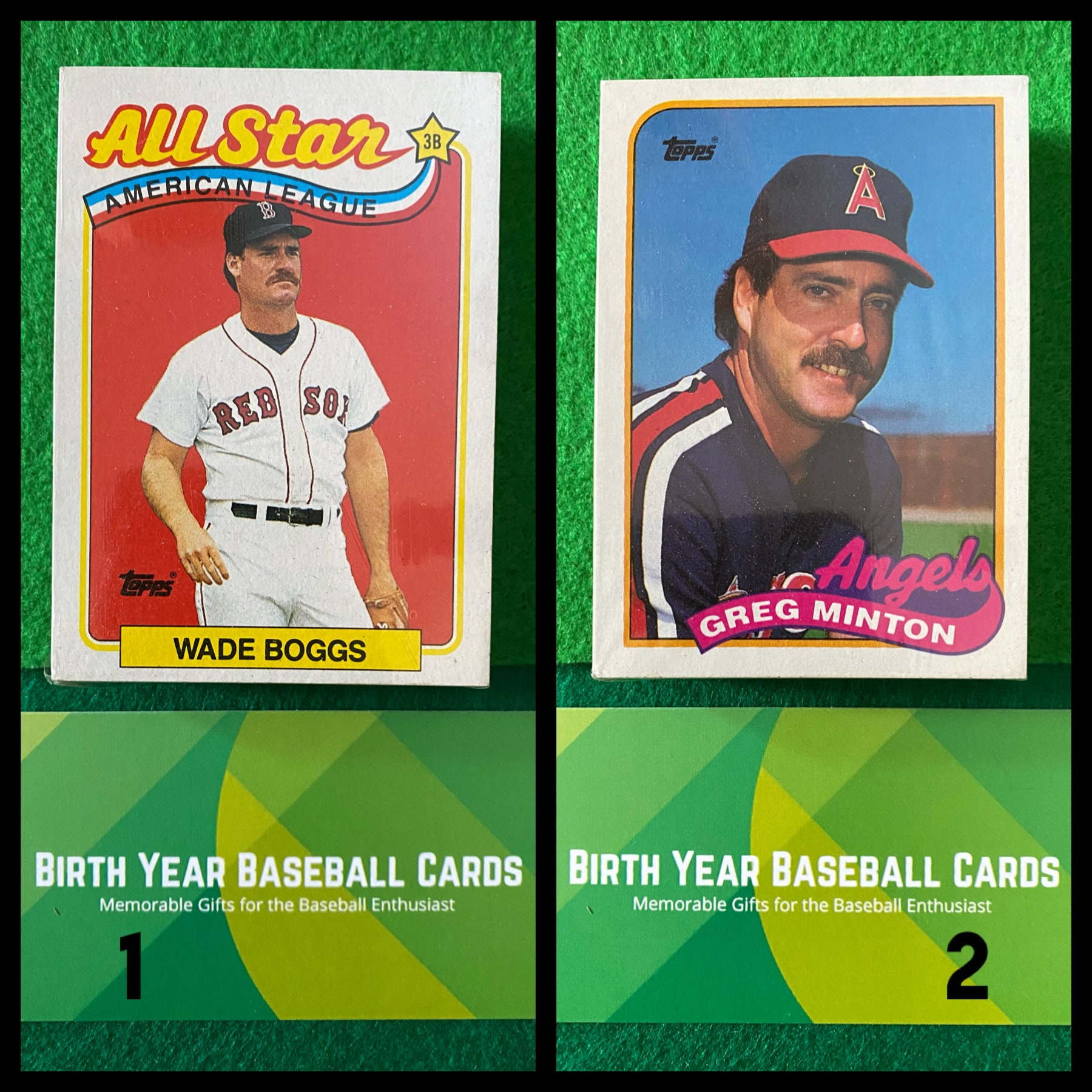 1989 Factory Sealed and Unopened Baseball Cello Packs Vintage Baseball