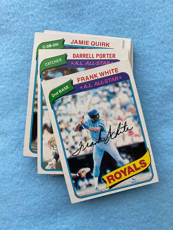 1980 Baseball Card Team Set 1980 Topps Baseball Team Collection MLB Trading  Cards Vintage Baseball Cards Old Baseball Memorabilia 
