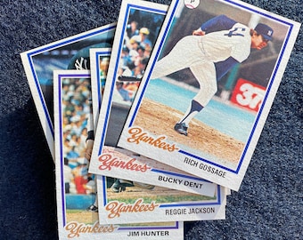 1978 Baseball Card Team Set | 1978 Topps Baseball Team Collection | MLB Trading Cards | Vintage Baseball Cards | Old Baseball Memorabilia