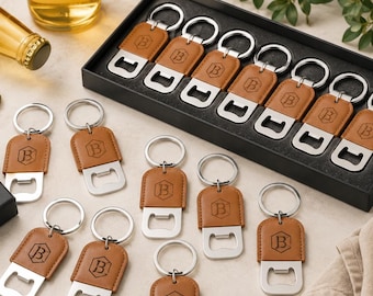 Custom Logo Keychain Bottle Opener | Bulk Corporate Gift | Personalized Wedding Favor | Engraved Event Giveaway | Business Branding Gift