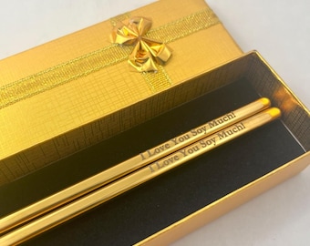 Engraved Chopsticks, Personalized Chopsticks, Japanese Ramen Bowl Chopsticks, 21st 30th Birthday Gift,  40th 50th Birthday Gift For Men