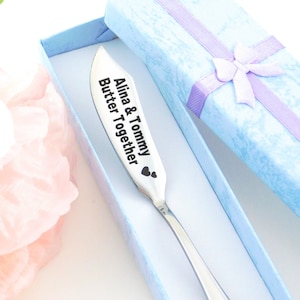 Personalized Silver Butter Knife, Engraved Butter Knife, Custom Butter Knife, 50th wedding anniversary gifts, 7th Anniversary Gifts