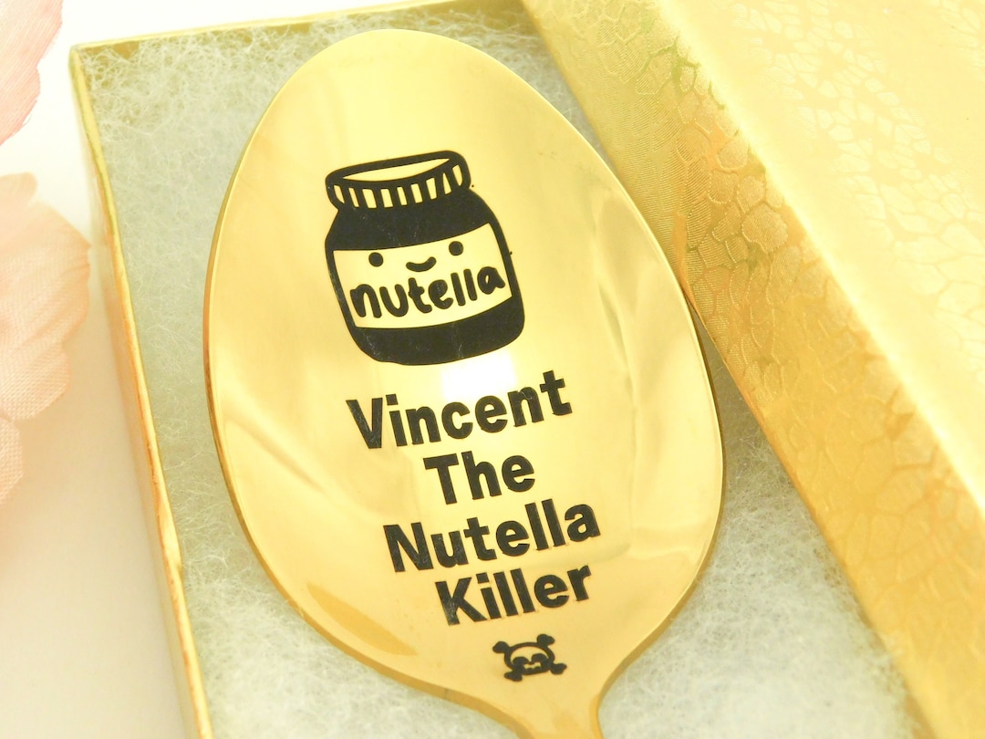 Personalized Nutella Spoons Custom Spoons Nutella Spoon Etsy