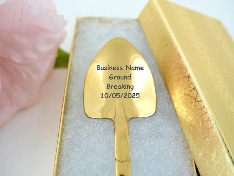 Personalized Groundbreaking Shovel Gift New Construction Gift New Home ...