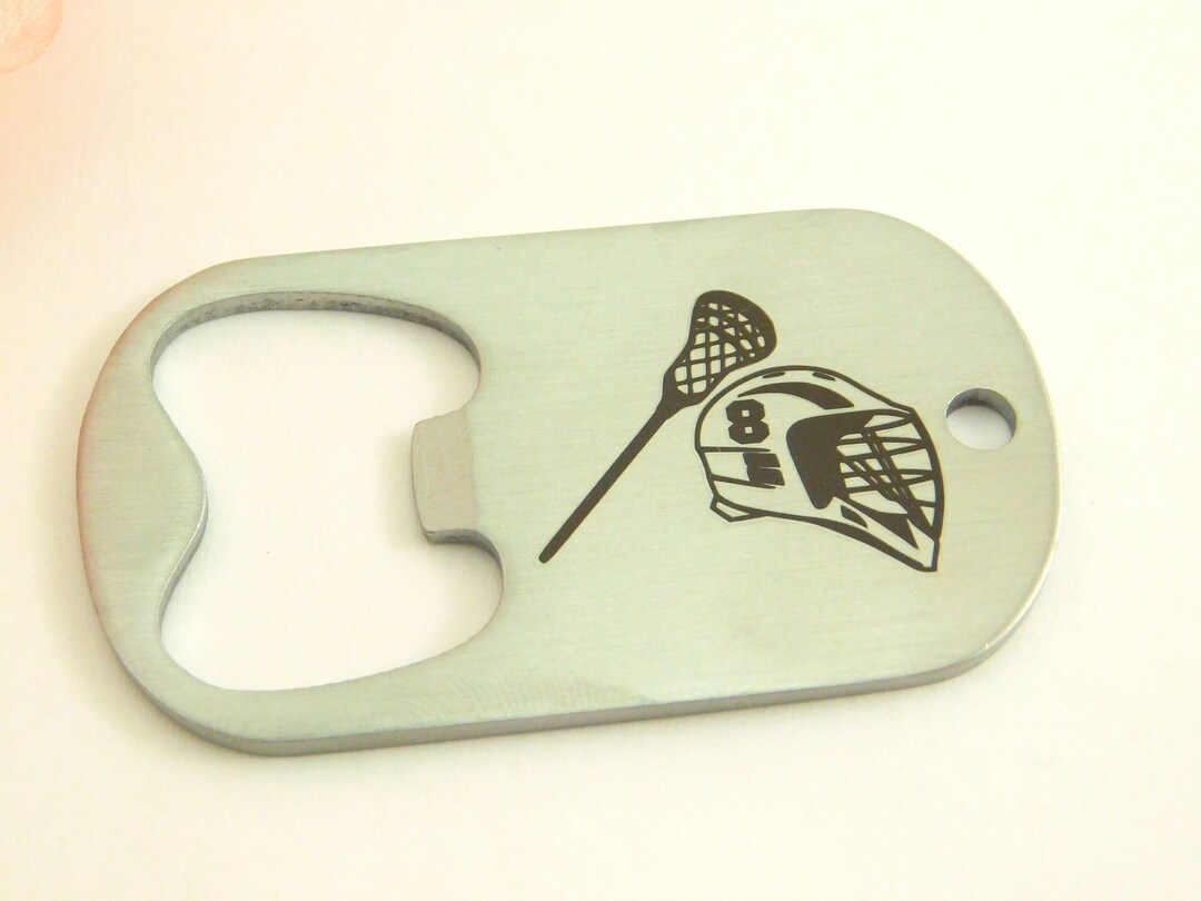 Personalized Lacrosse Keychain, Lacrosse Gifts for Players, Lacrosse