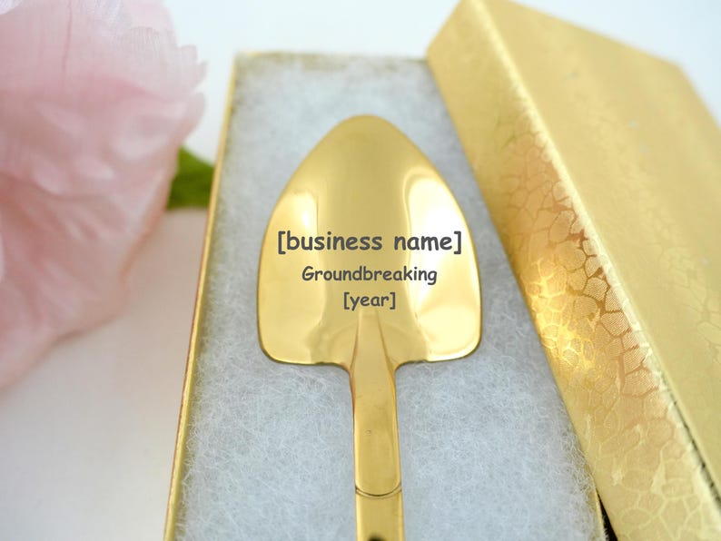 Personalized Groundbreaking Shovel Gift New Construction Gift New Home ...