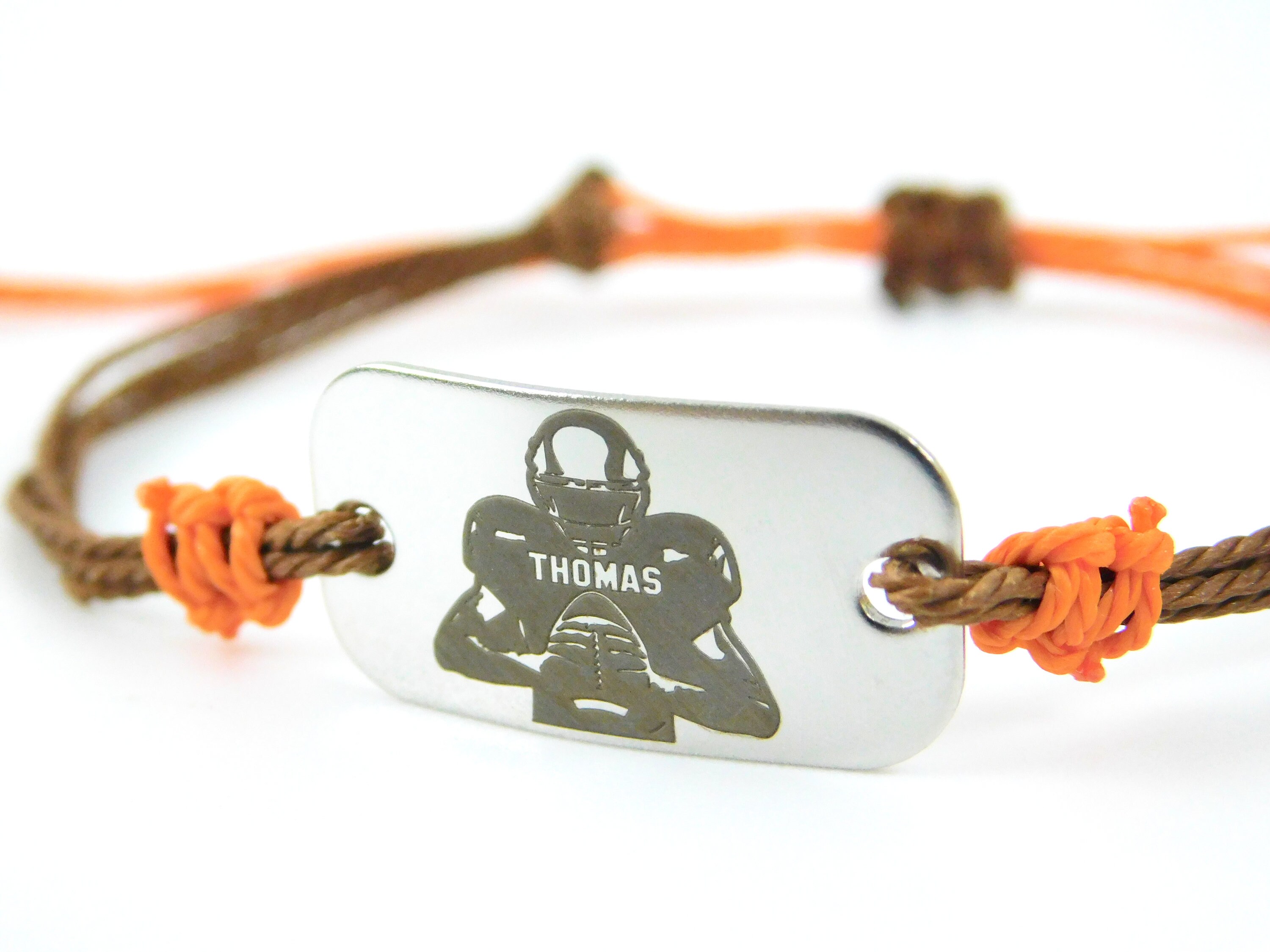 Personalized Football Player Bracelet, Custom Sports Bracelet, Engraved Football Team Bracelet, Football Gifts For Players, Birthday Gifts