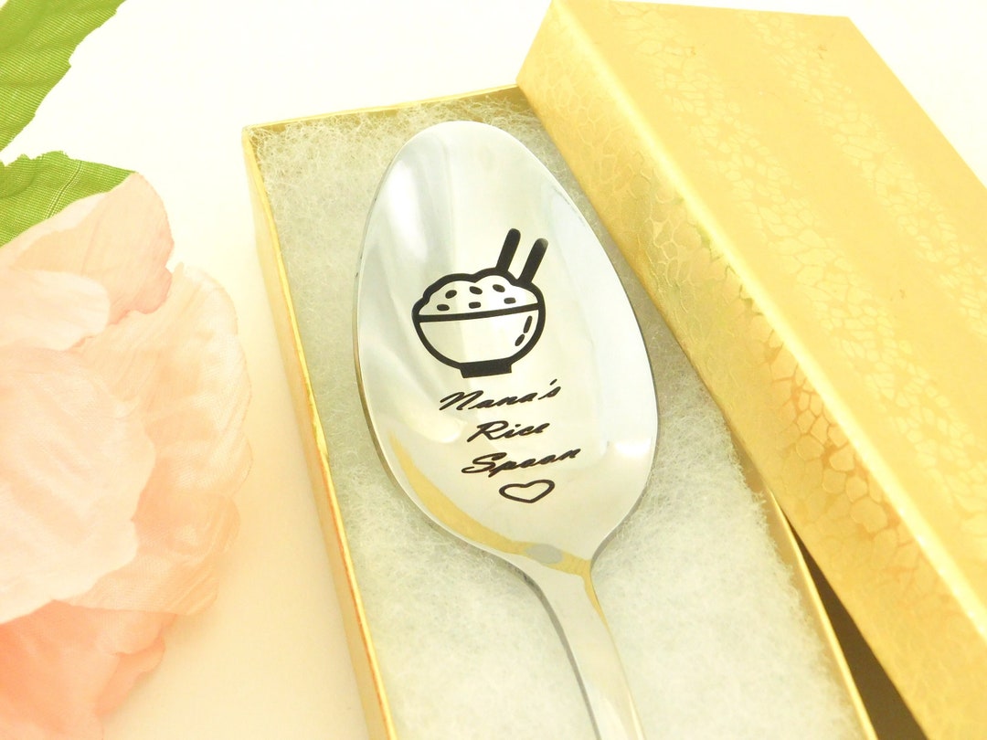 Personalized Rice Spoon Custom Name Spoon Rice Spoon Etsy