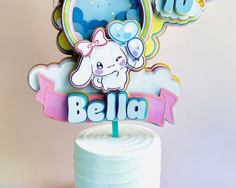 Cinnamon Roll inspire Cake Topper, Perfect for Birthdays, Weddings & Special Occasions! Handcrafted Custom Design, Unique Party Decor