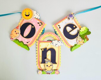 Handmade Canticos High Chair Banner - First Birthday Party Decor
