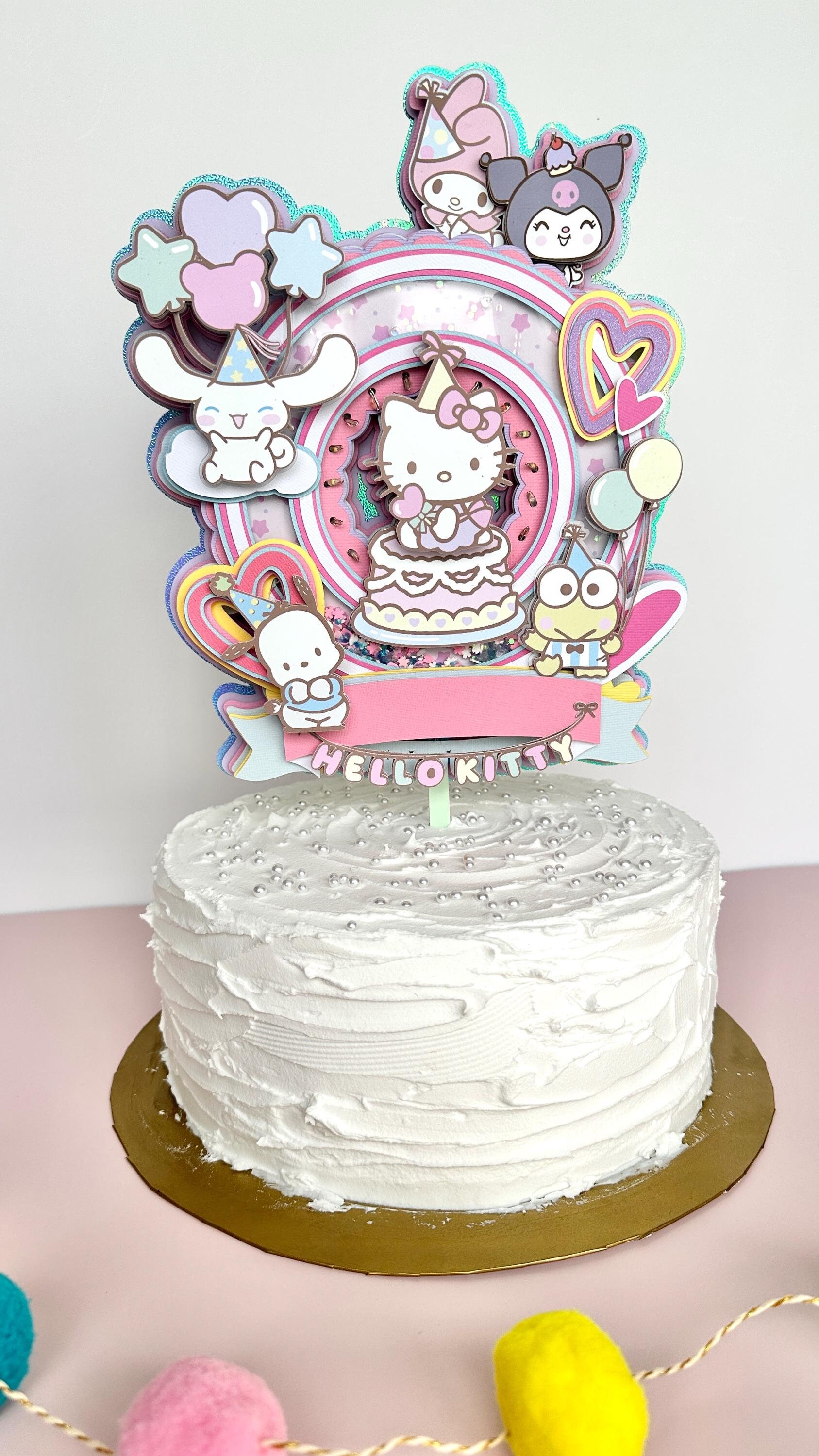 hello Kittyハローキティ ウェディングケーキトッパー Hello kittys cake toppers - Etsy 日本