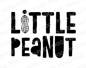 Little Peanut SVG, svg, little peanut, cricut, svg files, decoración de la pared del hogar, baby onesie svg, newborn svg, baby svg, little man images