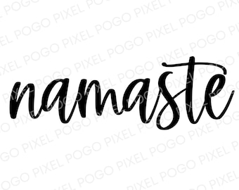 Namaste SVG, yoga svg, meditation svg, mandala svg, zen svg, spiritual svg, lotus flower svg, lotus svg, svg files for cricut, buddha svg