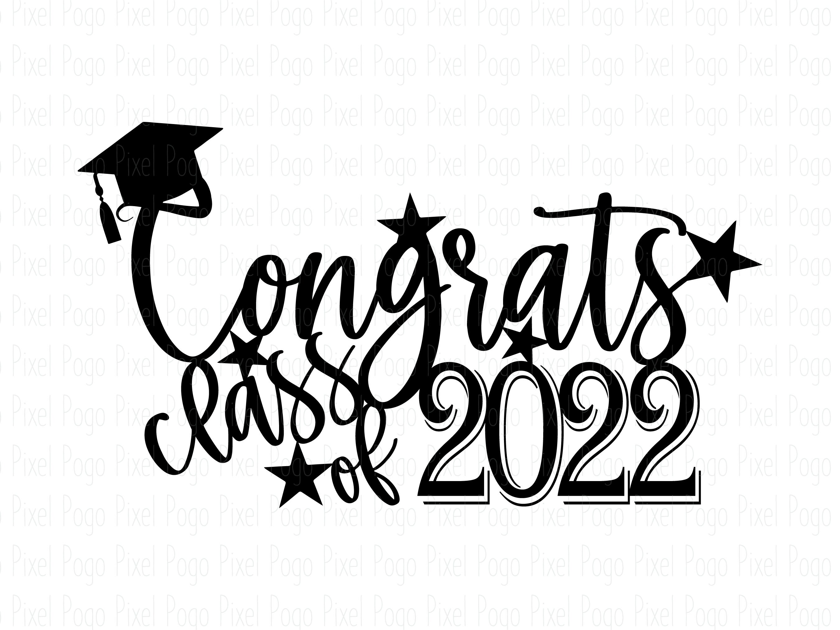 Congrats Class of 2022 SVG, Class of 2022 Svg, Graduation Svg, Congrats