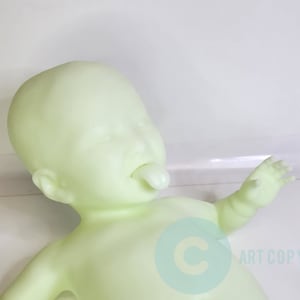 Smiling Baby Boy Sculpture – Newborn-Inspired Design with Video Tutorial