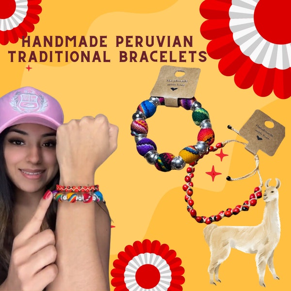 Handmade Peruvian traditional bracelets