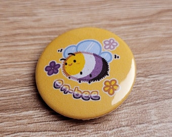 en-Biene | Nonbinary Pride Abzeichen