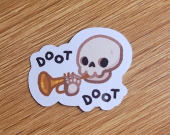 Mr Skeltal Spooky Sticker